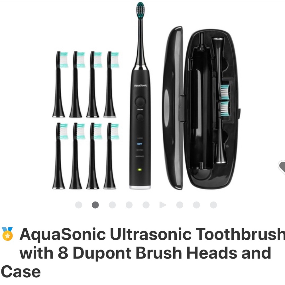 Aquasonic Black Series Electric Toothbrush
